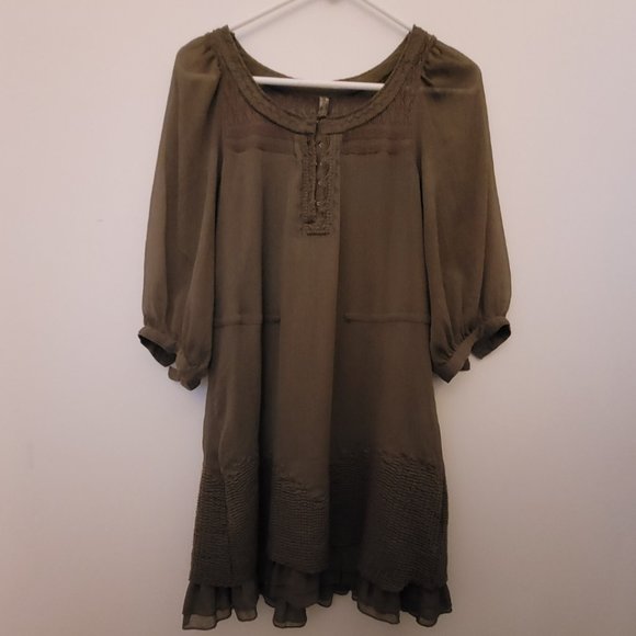 Free People Boho Mini Dress - Picture 1 of 3